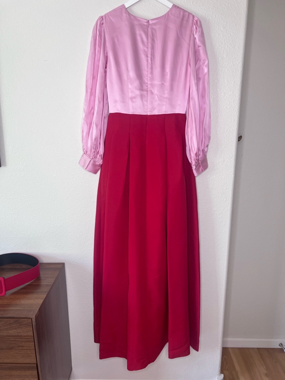 Sachin & Babi Zoe Gown Rose/Cherry Red Size 4 NWT - Picture 3 of 12